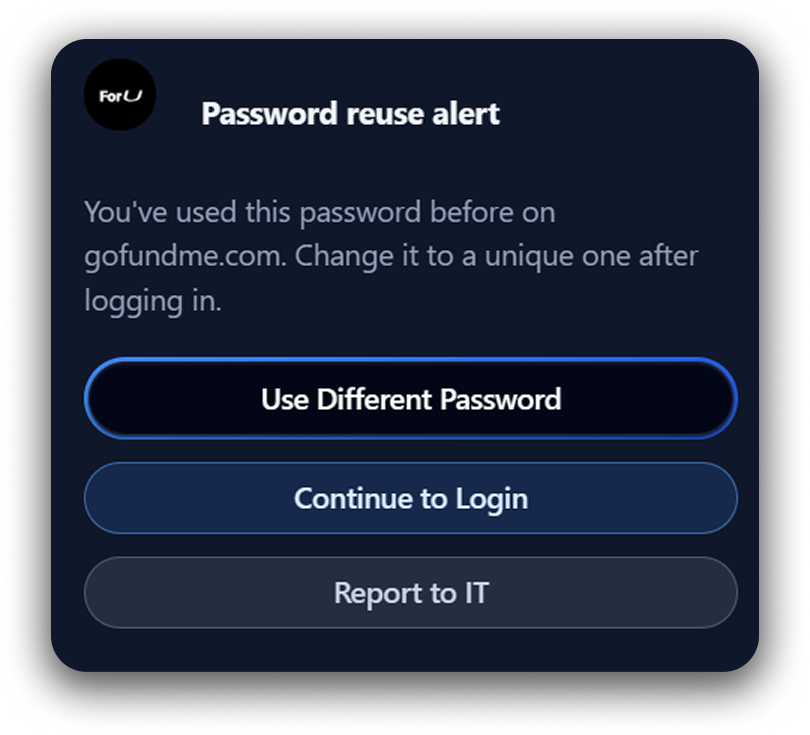 Password Reuse Detection